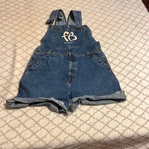 overall shorts